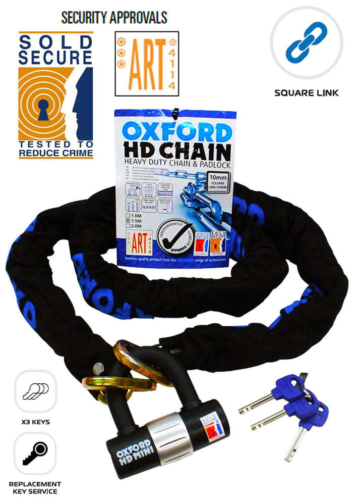 GENERIC WORX 125 Oxford HD Chain Lock Heavy Duty Chain Padlock