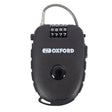 Oxford LK100 Retra Cable Motorcycle Motorbike Helmet Lid Lock Black 62 cm