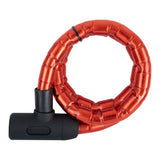 Oxford LK137 Barrier Armored Motorcycle Security Cable Lock 1.4M X 25MM Red