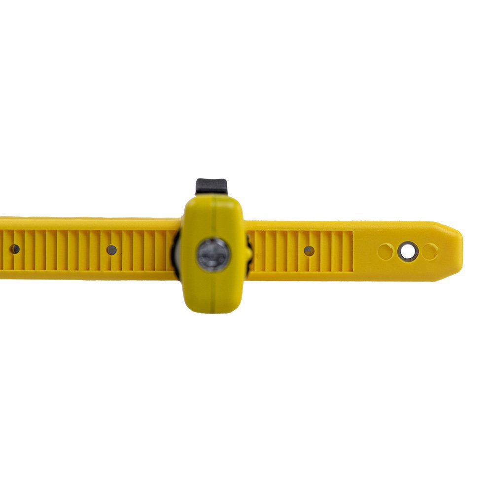 Oxford LK151 Combi Zip Lock 470mm Adjustable Length Combination Zip-Tie Cable Yellow