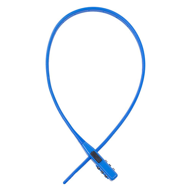 Oxford LK152 Combi Zip Lock 470mm Adjustable Length Combination Zip-Tie Cable Blue