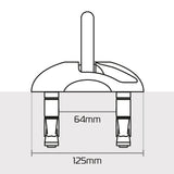 Oxford LK408 Task Force Motorcycle Security Ground & Wall Anchor