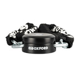 Oxford LK410 Motorcycle Stinger Anchor & Chain Lock Black 10mm x 1.2m