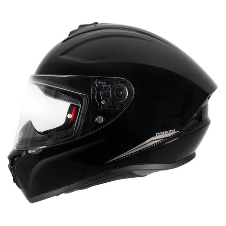 MT Draken Gloss Black Motorcycle Helmet