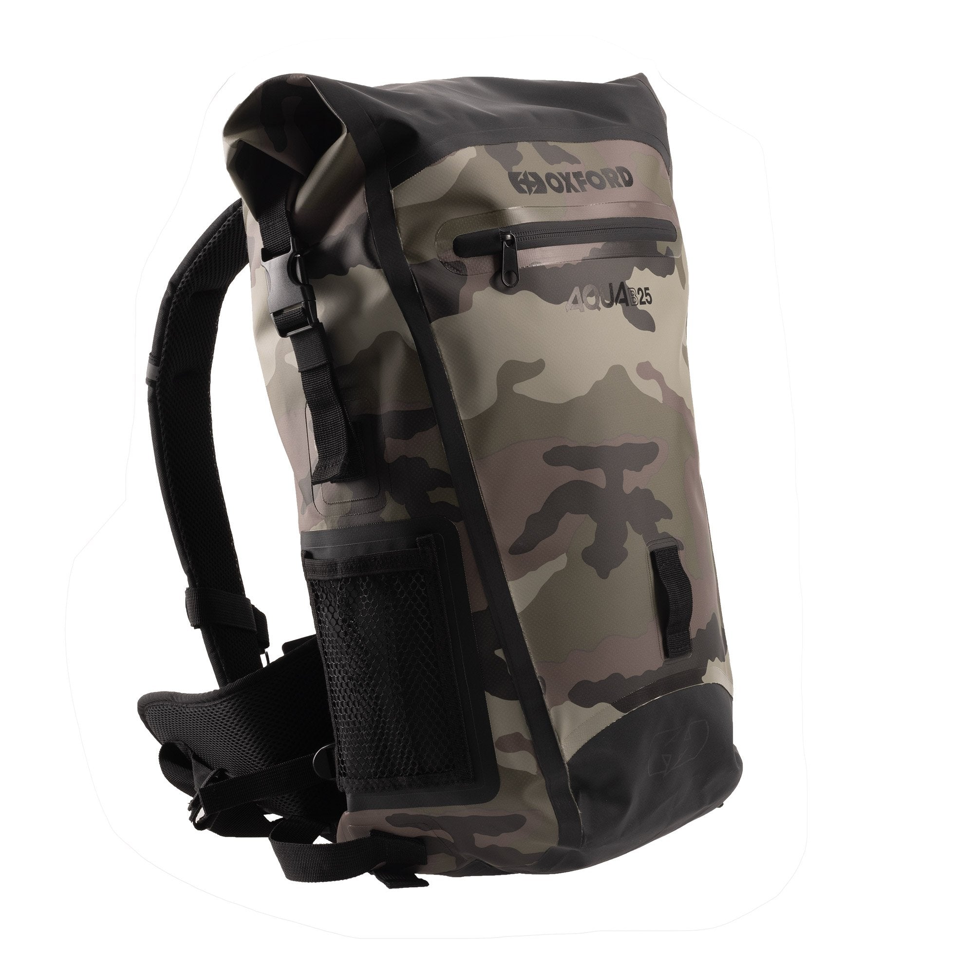 Oxford Aqua B 25 Waterproof Motorcycle Motorbike BackPack 25L Camouflage