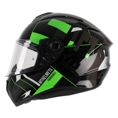 MT Targo Veneris A6 Gloss Fluo Green Motorcycle Helmet