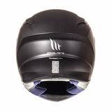 MT Targo Solid Matt Black Motorcycle Helmet