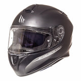 MT Targo Solid Matt Black Motorcycle Helmet