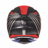 MT Targo Doppler Matt Black & Red Motorcycle Helmet