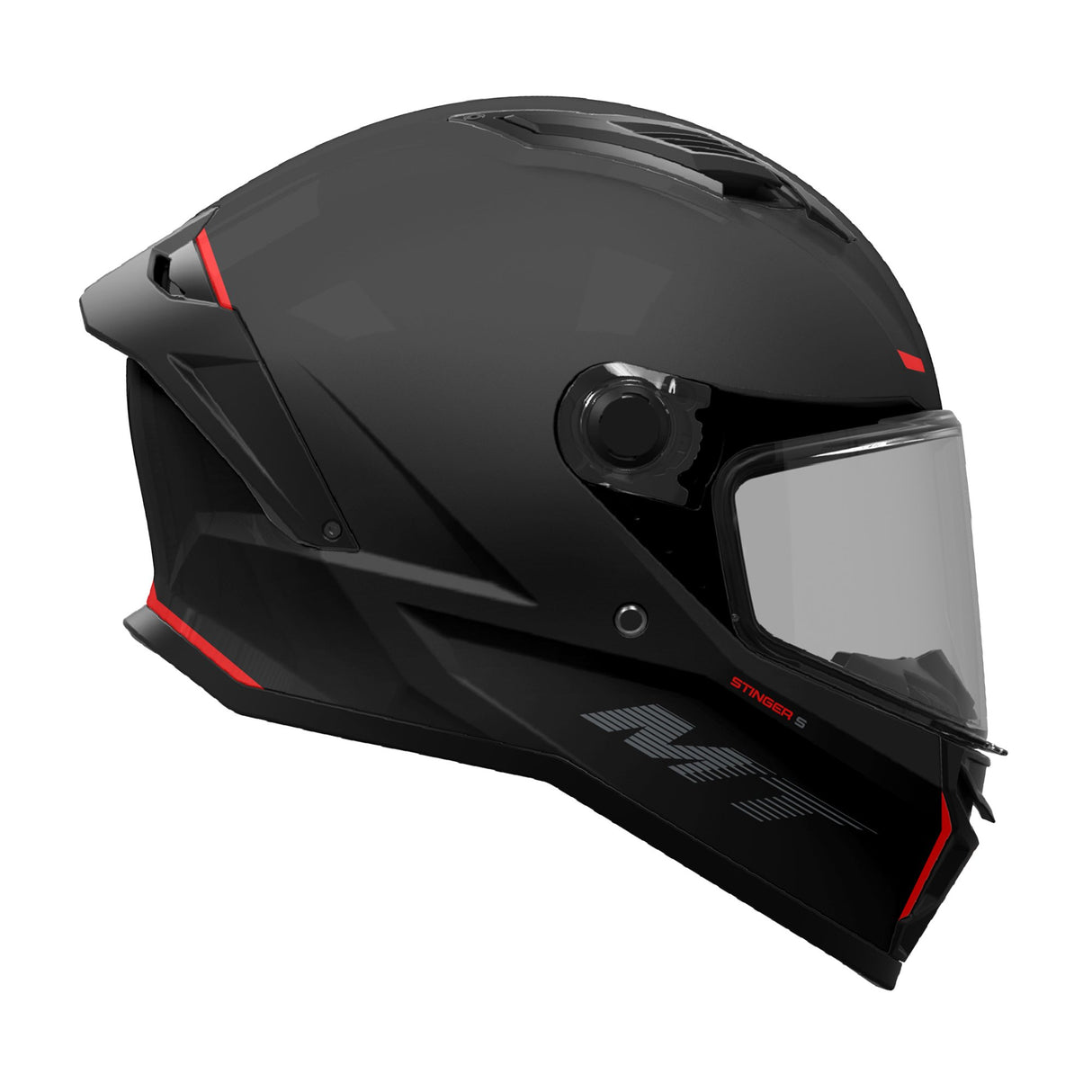 MT Stinger 2 A1 Matt Black Motorcycle Helmet