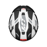 MT Stinger 2 Zivze A2 Gloss Black White Motorcycle Helmet