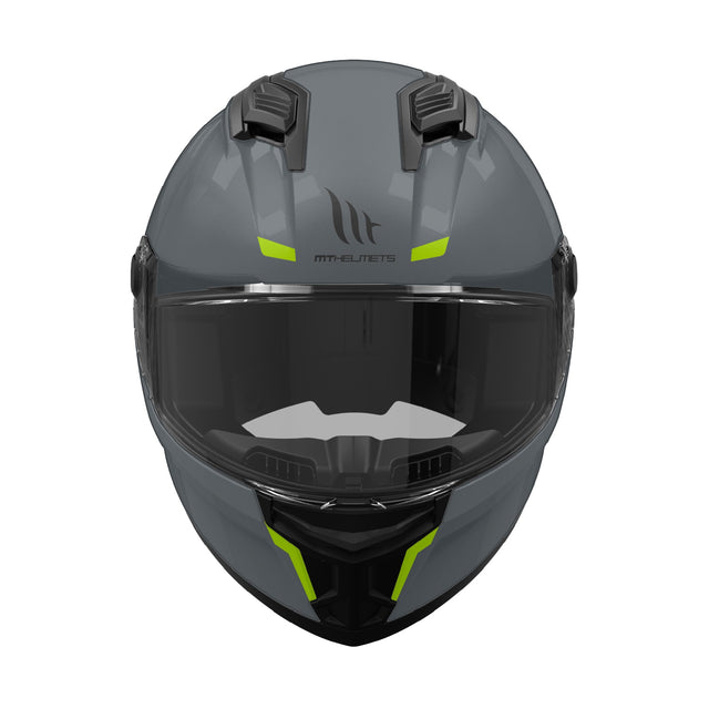 MT Stinger 2 Gloss Black with DD Ring Motorcycle Helmet