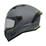 MT Stinger 2 A2 Titanium Matt Grey Motorcycle Helmet