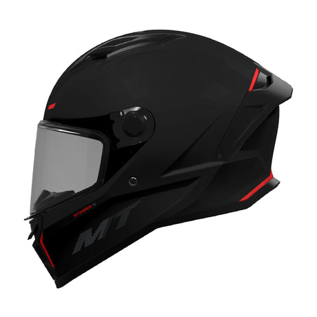 MT Stinger 2 Gloss Black with DD Ring Motorcycle Helmet