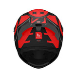 MT Braker SV Inox A5 Matt Black Red Motorcycle Helmet