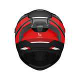 MT Braker SV Chento B5 Matt Black Red Motorcycle Helmet