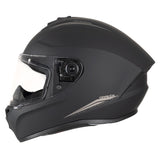 MT Draken Matt Black Motorcycle Helmet