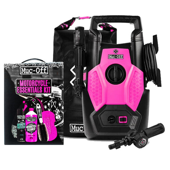 Muc-Off Motorcycle Motorbike Bike Pressure Washer Essentials Kit Bundle