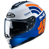 HJC C70 Curves MC27 White Red Blue Motorcycle Helmet