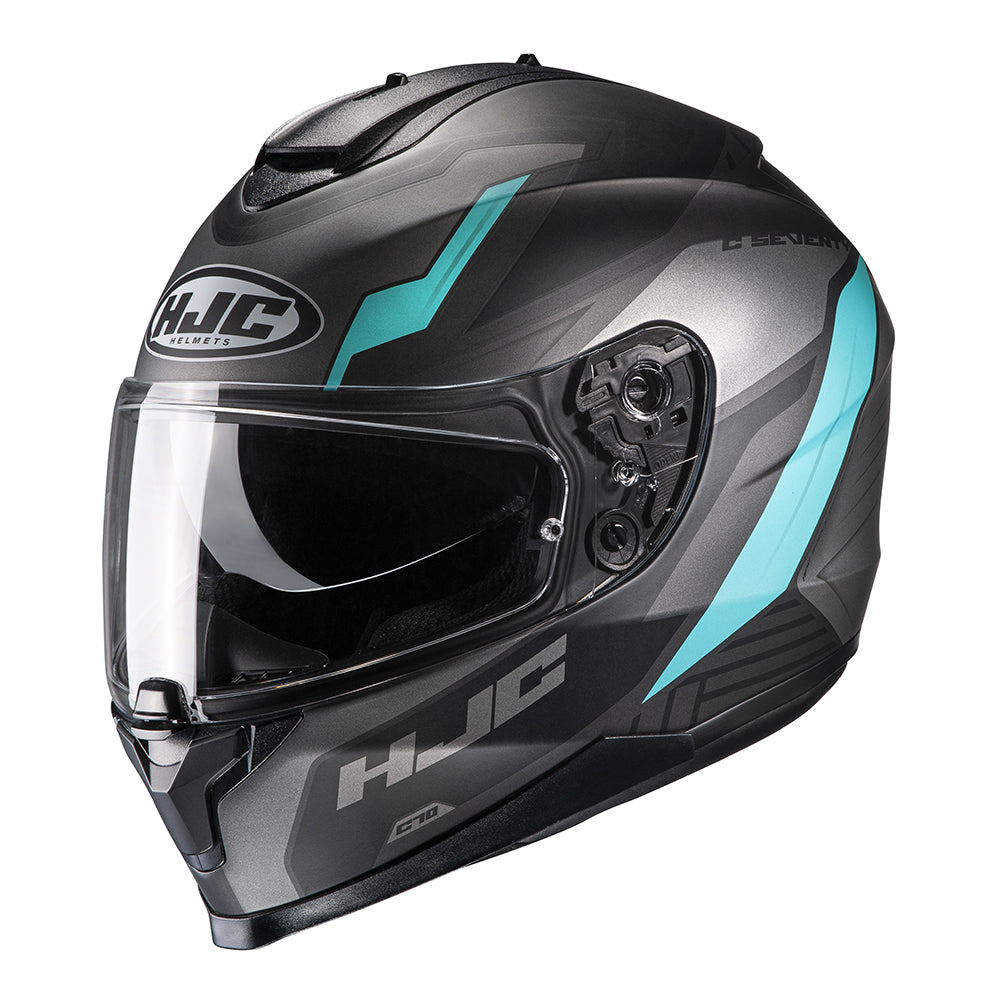 HJC C70 Silon MC4SF Green Motorcycle Helmet