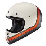 HJC V60 Scoby MC7 Brown Orange White Motorcycle Helmet