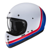 HJC V60 Scoby MC21 White Red Blue Motorcycle Helmet