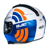 HJC C70 Curves MC4HSF Yellow Motorcycle Helmet