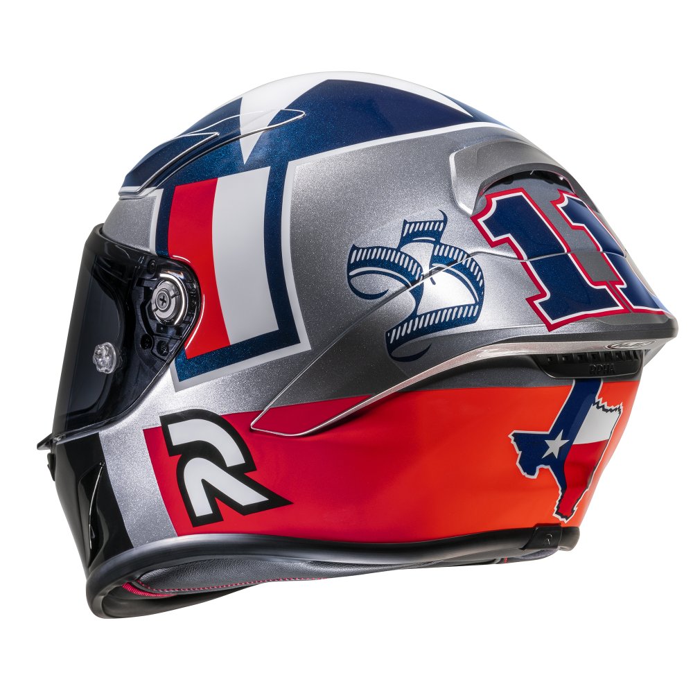 HJC RPHA 1 Ben Spies Silverstar Motorcycle Helmet