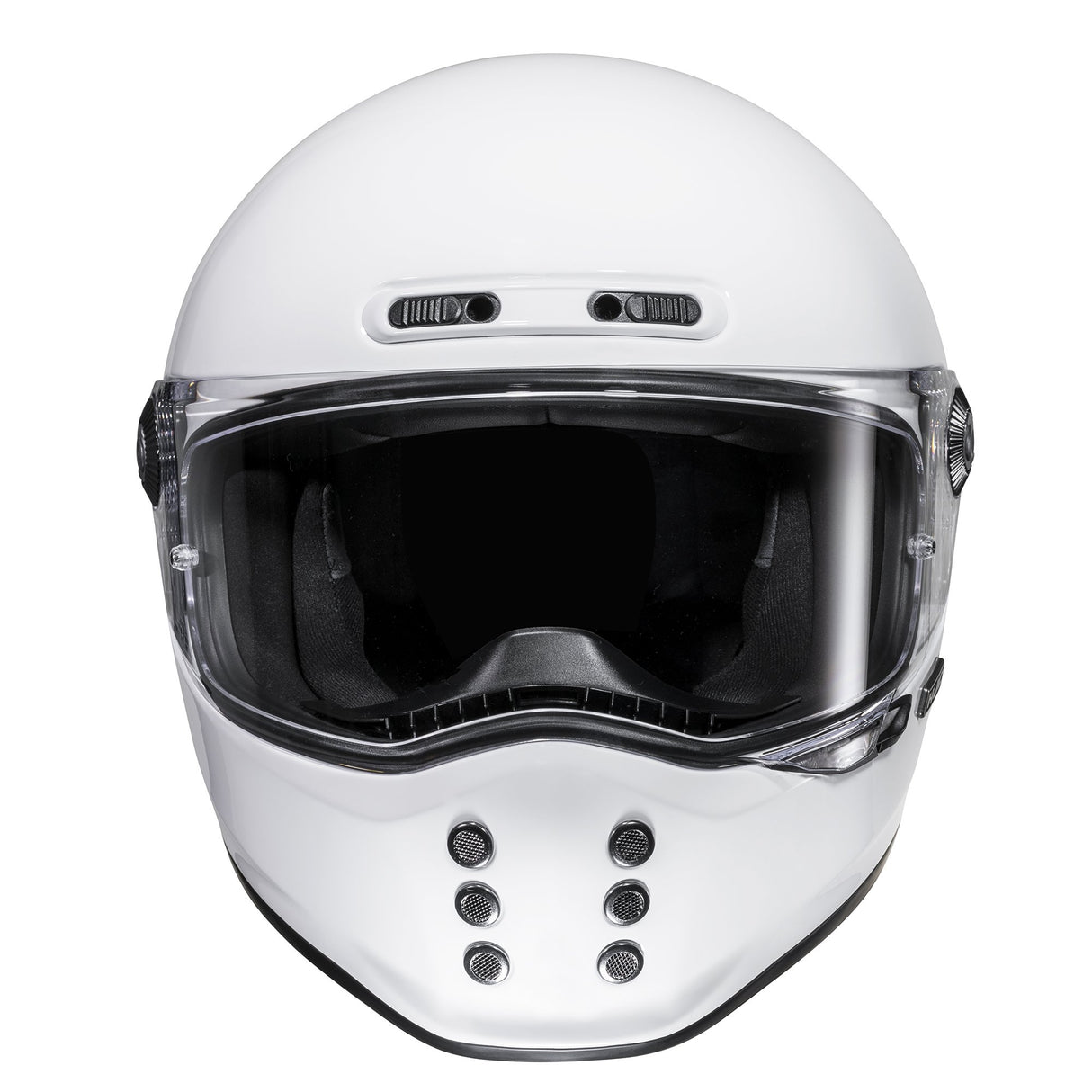 HJC V10 White Motorcycle Helmet