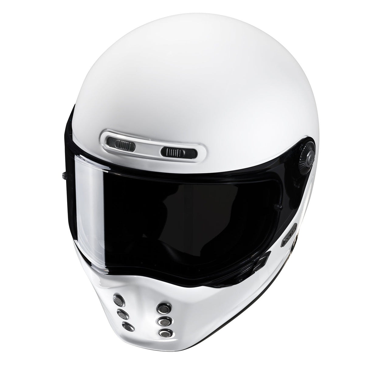 HJC V10 White Motorcycle Helmet