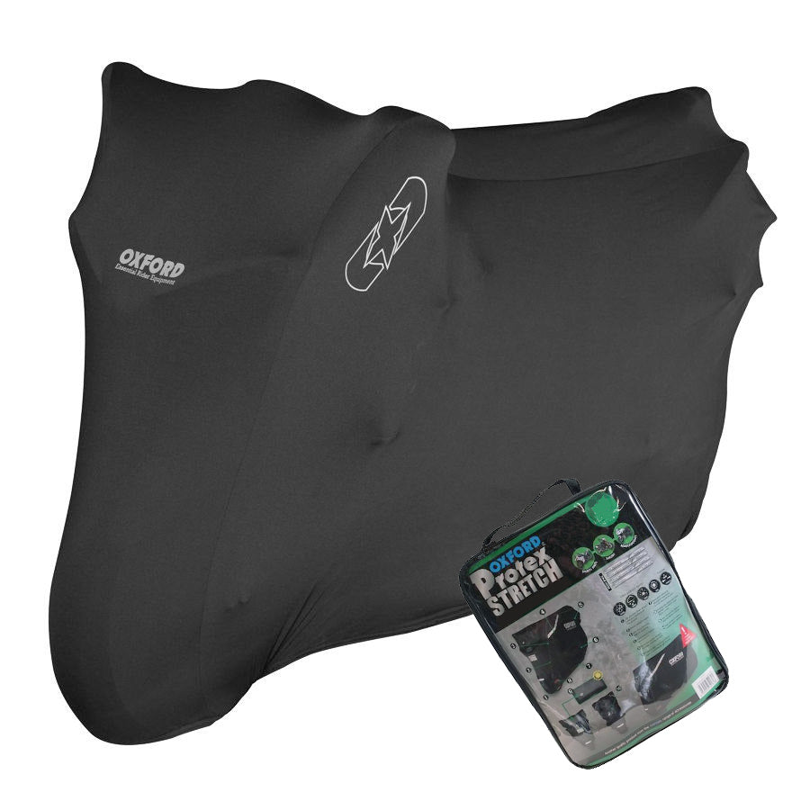 APRILIA CAPONORD 1000 Oxford Protex Stretch CV173 Water Resistant Motorbike Black Cover