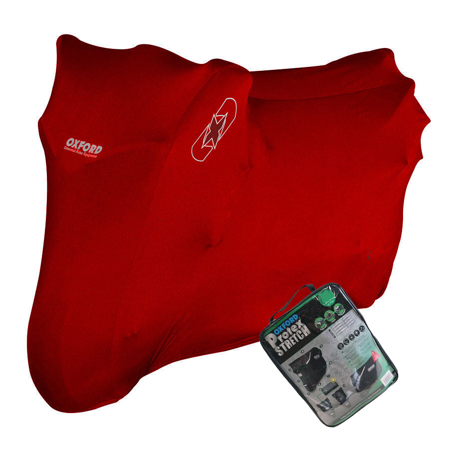 KAWASAKI VERSYS 1000 Oxford Protex Stretch CV177 Water Resistant Motorbike Red Cover