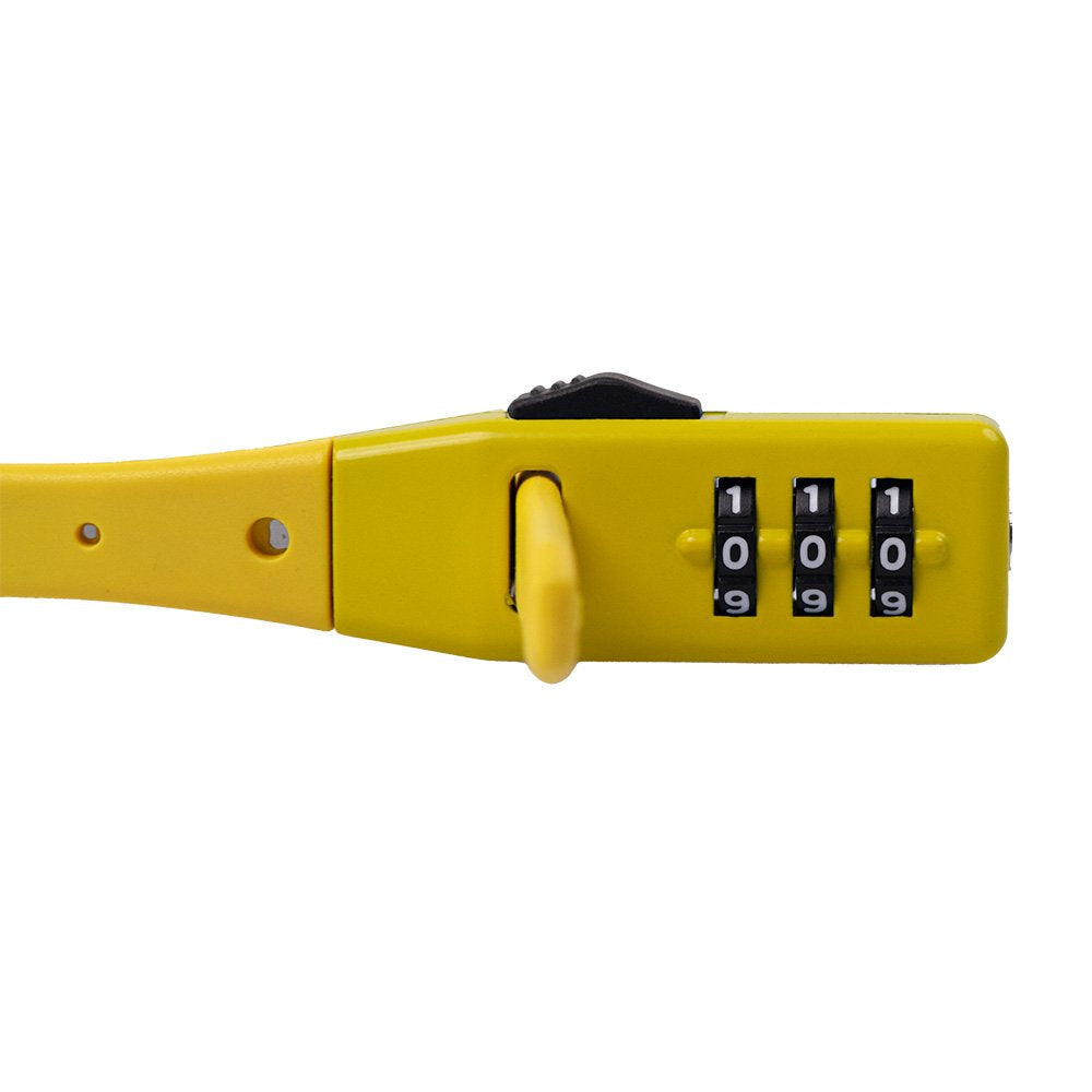 Ajp Pr4 Enduro Oxford Combi Lightweight Motorcycle Motorbike Zip Combination Security Tie Lock Yellow LK151