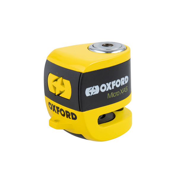 Oxford Micro XA5 Motorcycle Motorbike Alarm Disc Lock Yellow Black LK2 –  Oxford Accessories