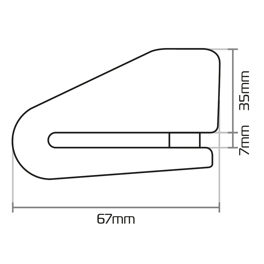 Skyteam T-Rex 125 Oxford LK218 Alpha XA14 Motorcycle Alarm Motorbike Disc Lock Black