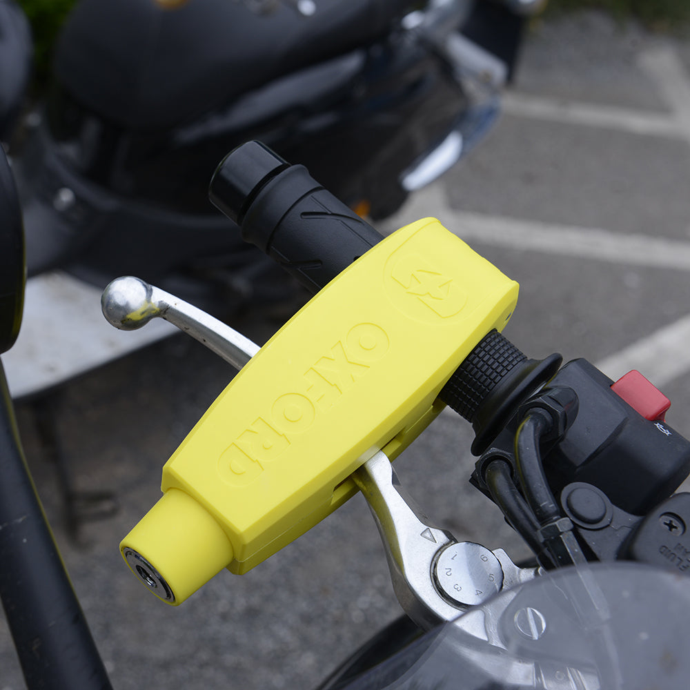 BMW R1200C Oxford Leverlock Brake Lever Throttle Handlebar Motorcycle Motorbike Grip Lock Yellow LK301