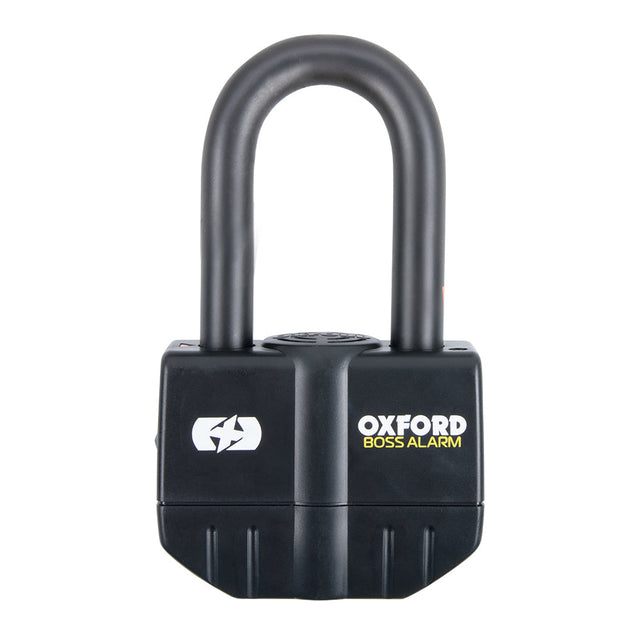 Suzuki Gsf1200S Bandit Oxford Boss LK484 Alarm 16mm Padlock Motorcycle Disc Lock 100db Black