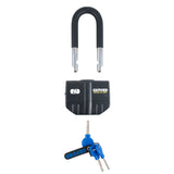 Triumph Ger 1200 Explorer Xr Oxford Boss LK484 Alarm 16mm Padlock Motorcycle Disc Lock 100db Black