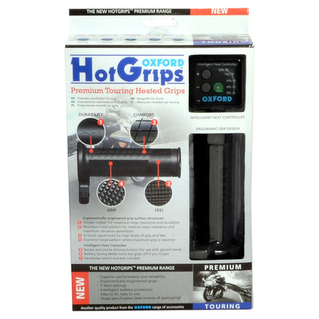 Ajp Pr3 125 Supermoto Oxford OF691 Hotgrips Premium Touring Heated Hot Grips Motorbike Motorcyle