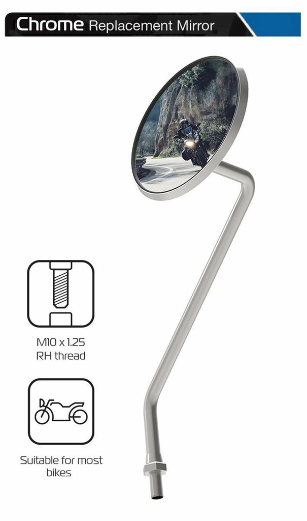 Ducati Monster 1100 Chrome Motorcycle Motorbike Rear View Mirror