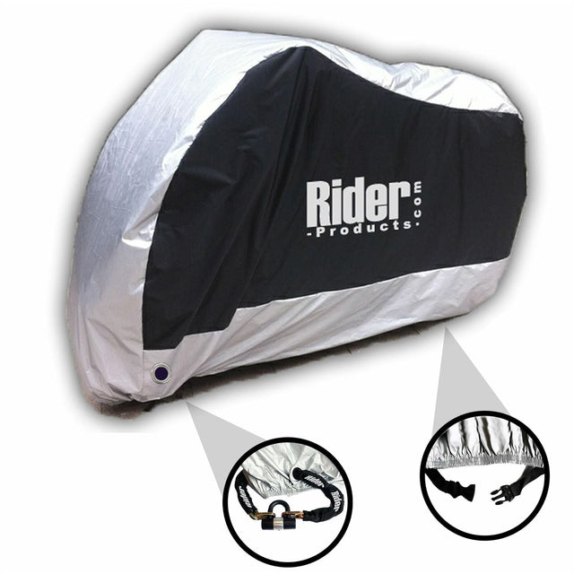 Honda St1300 Pan European Rider Products RP102 Large Waterproof Motorcycle Motorbike Outdoor Cover Silver Black