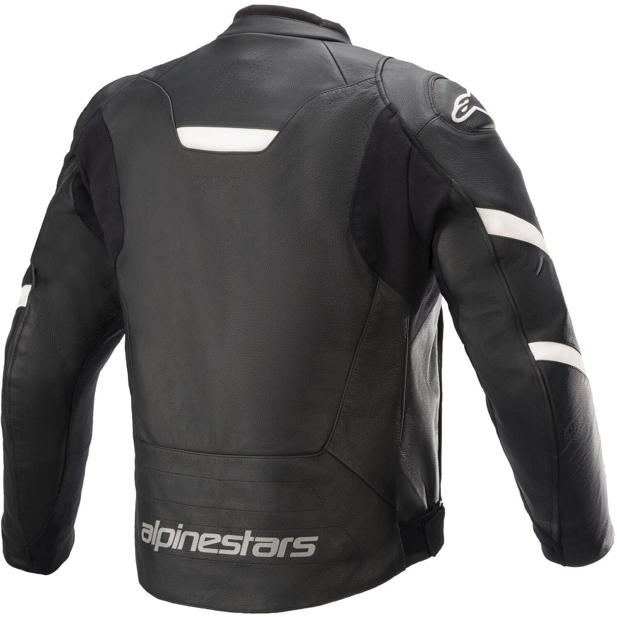 Alpinestars Faster V2 Leather Jacket Black White